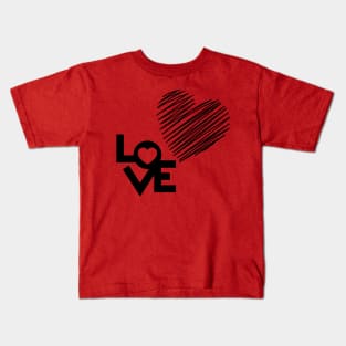 love you for Valentine's Day Kids T-Shirt